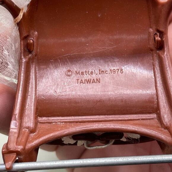 Vintage Rare 1976 Mattel 4 1/2" ROSEBUD Doll‎ LAVENDER LACE ROSE With Stroller - Picture 5 of 6